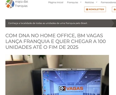 Mapa das Franquias